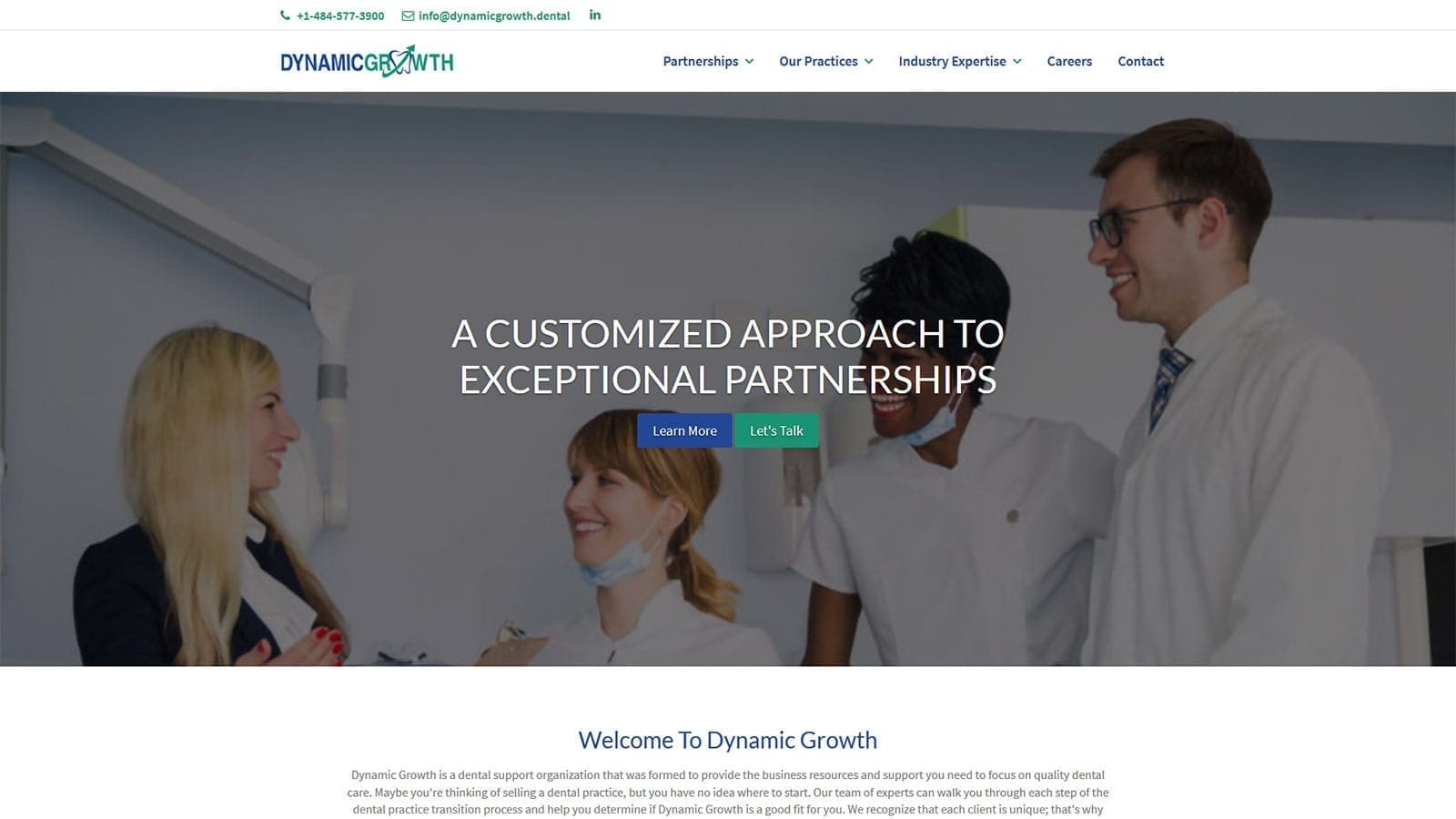 Dynamic Growth Website