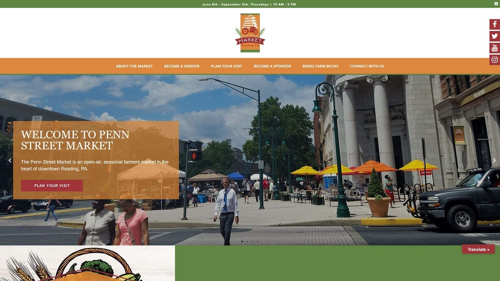 Penn Street Market Website